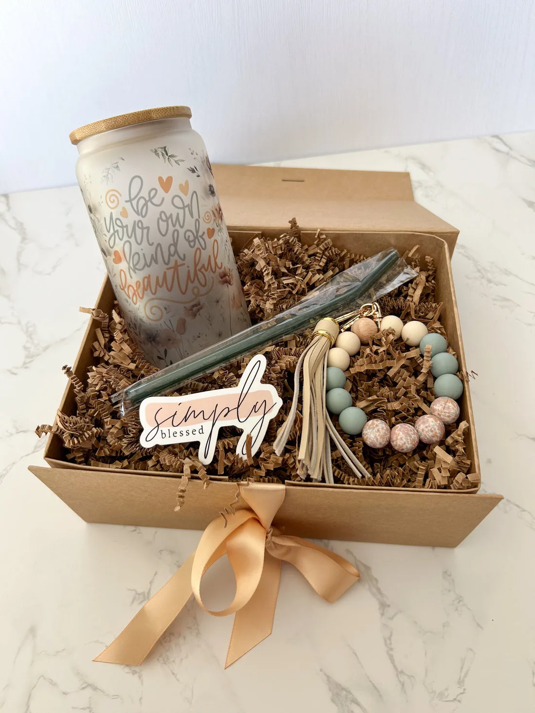 The Inspiration Haven's Thank You Gift Box, photographed for their shop